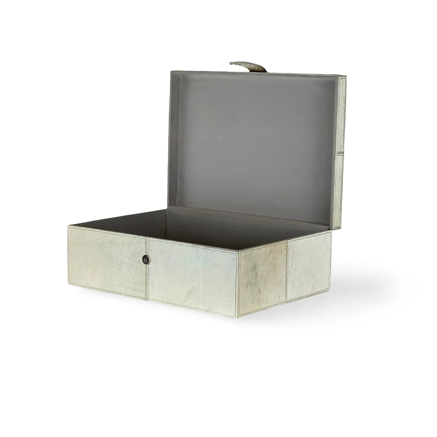 CAJA DE CUERO DECORATIVA - VERANDA INTERIORES
