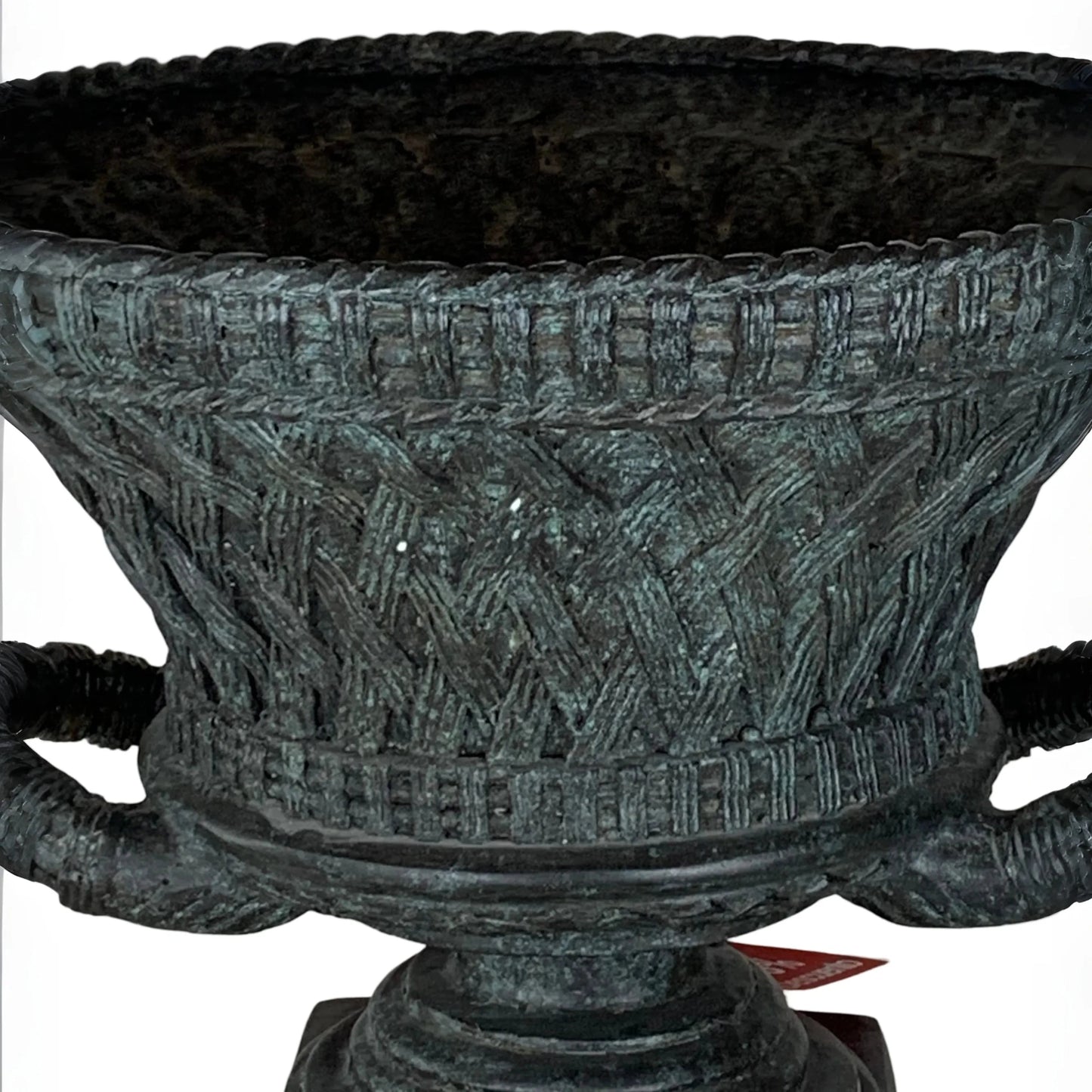 URNA DE METAL WOVEN - VERANDA INTERIORES
