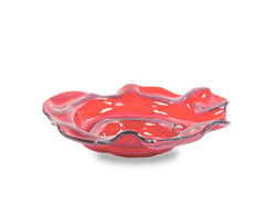 BOWL RED CRISTAL CLEAR