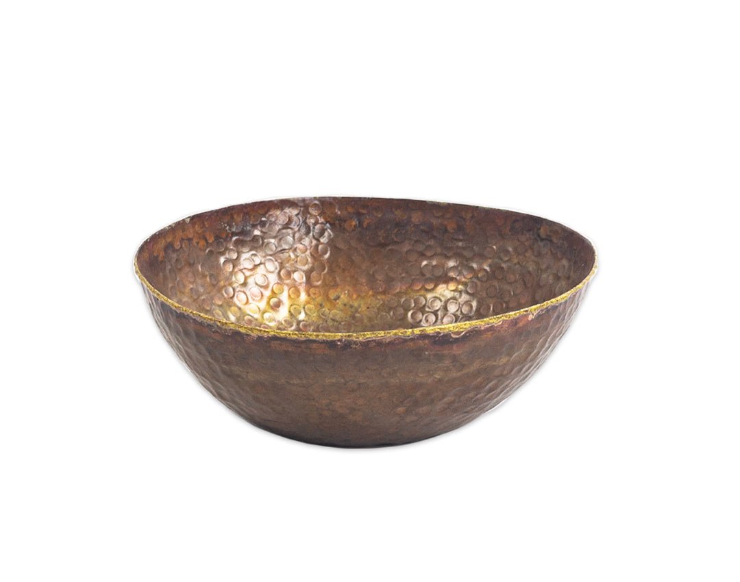 BOWL REDONDO COPPER BRONCE - VERANDA INTERIORES
