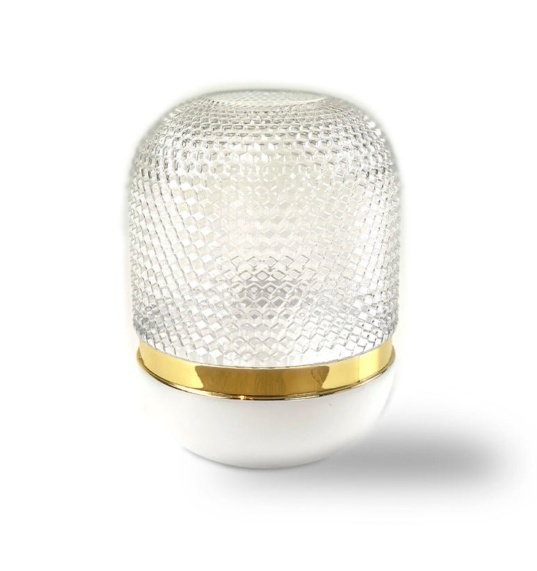 FLORERO TIRA DORADA CRISTAL - GRANDE - VERANDA INTERIORES