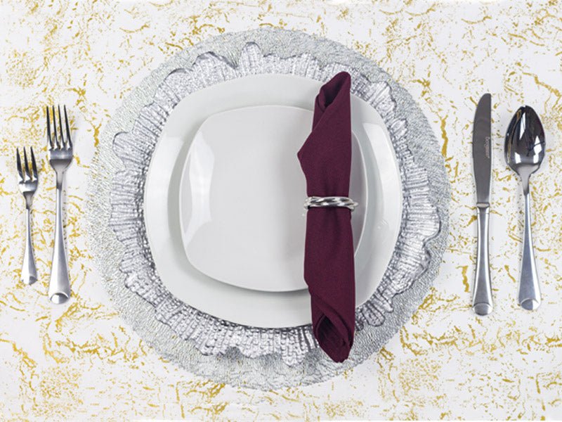 SERVILLETA DE LINO COLOR VINO - VERANDA INTERIORES