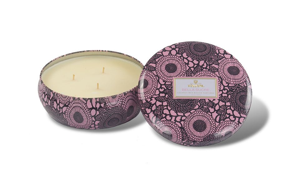 VELADORA BELLA SUCRE COCONUT - VERANDA INTERIORES