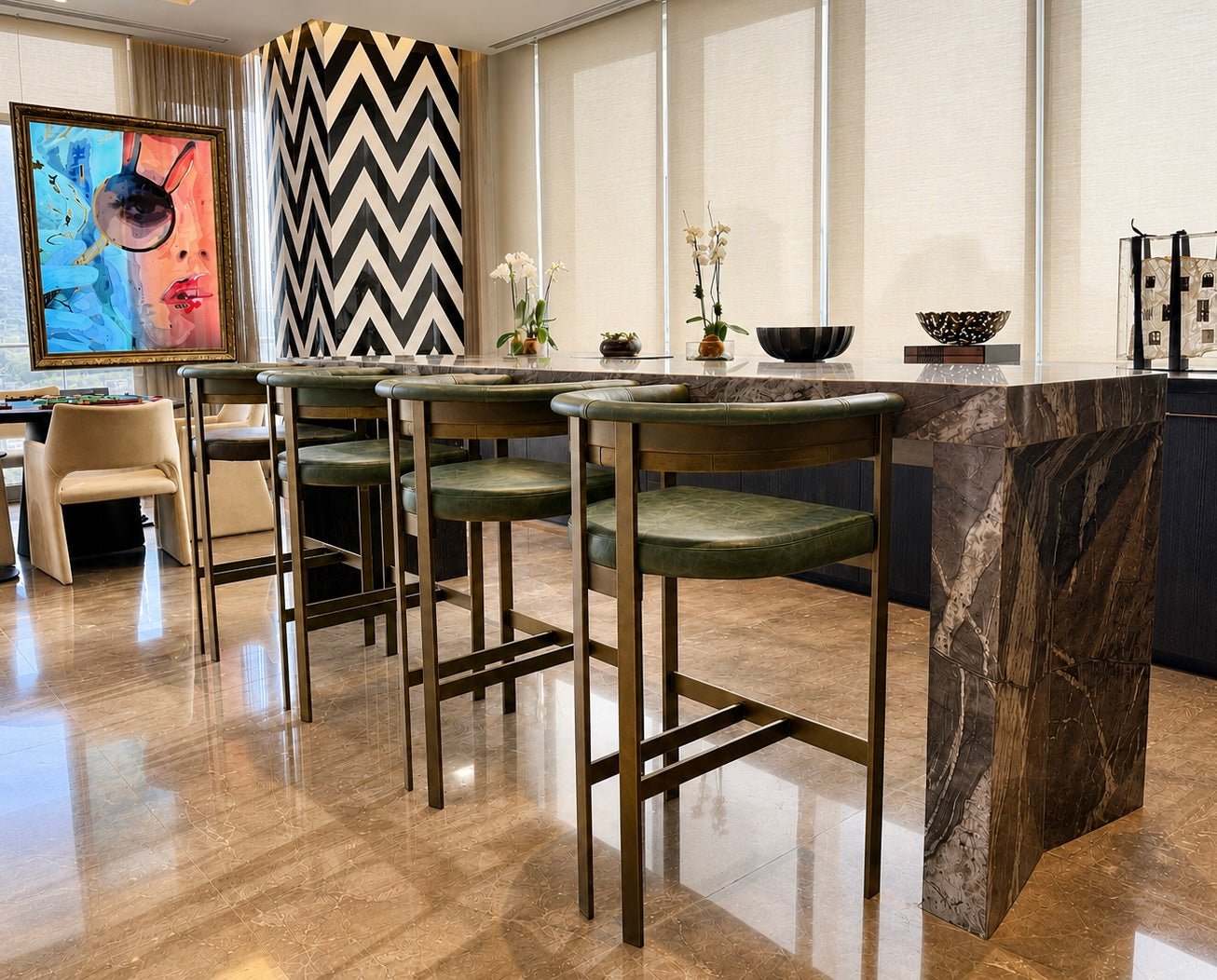 Bancos de bar interior - VERANDA INTERIORES