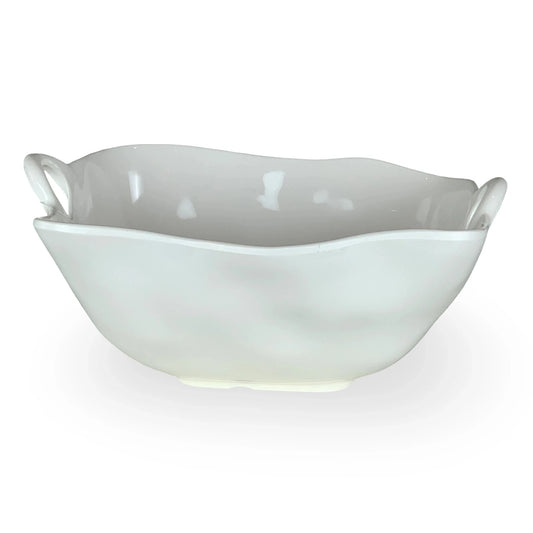 BOWL MELAMINA BLANCO ASA MED - VERANDA INTERIORES