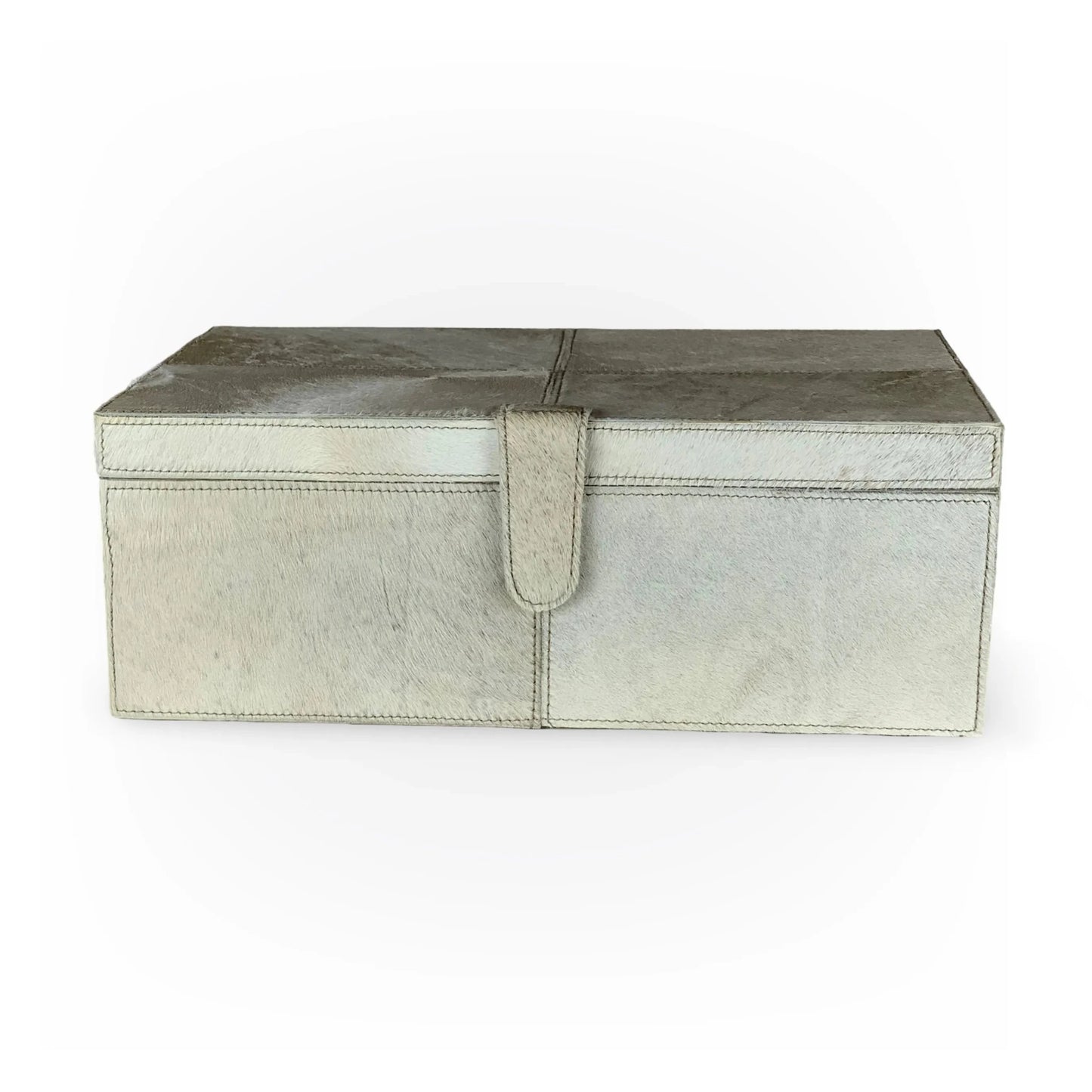 CAJA DE CUERO DECORATIVA - VERANDA INTERIORES