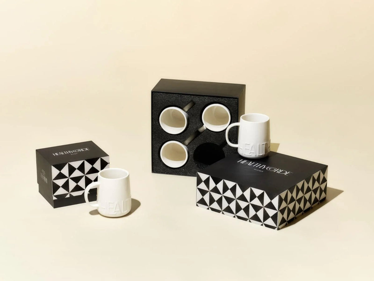 SET DE TAZAS HEALTHY CORDE - VERANDA INTERIORES