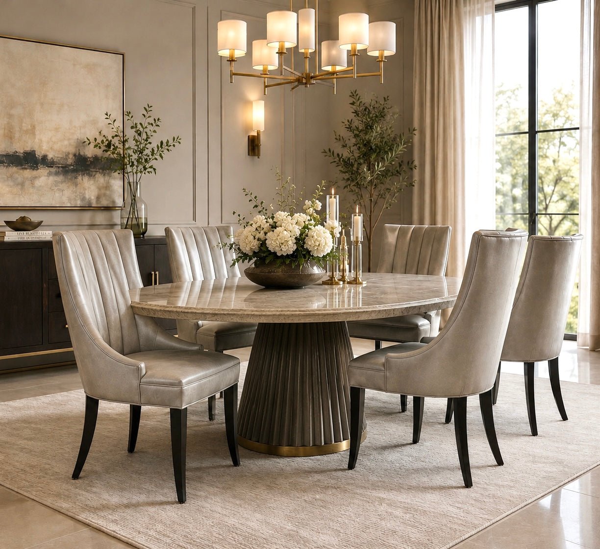 SILLA NORA PIEL - VERANDA INTERIORES