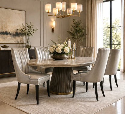 SILLA NORA PIEL - VERANDA INTERIORES