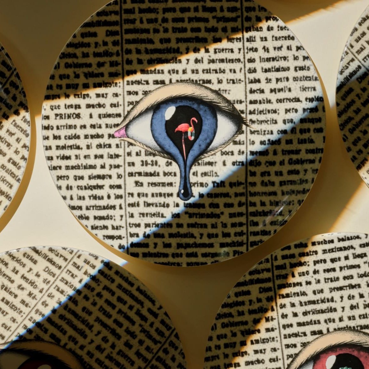 VAJILLA "OJOS" - HEALTHYCORDE - VERANDA INTERIORES