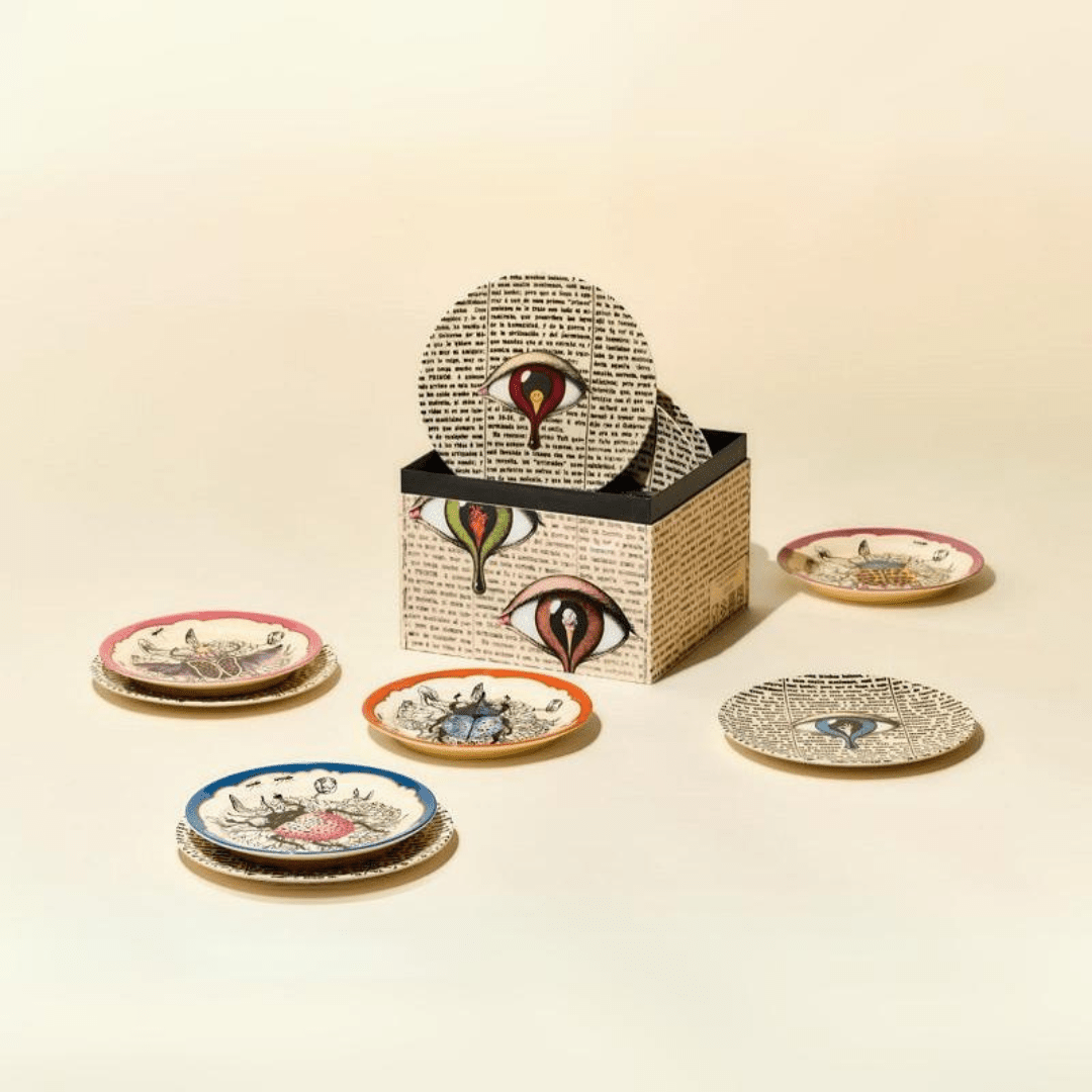 VAJILLA "OJOS" - HEALTHYCORDE - VERANDA INTERIORES