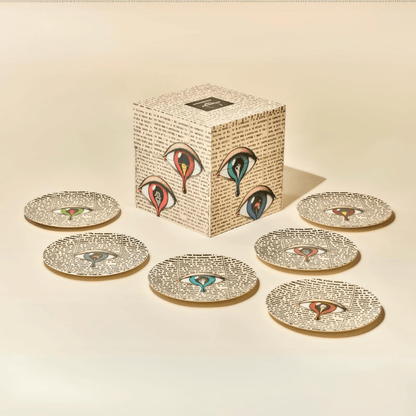 VAJILLA "OJOS" - HEALTHYCORDE - VERANDA INTERIORES