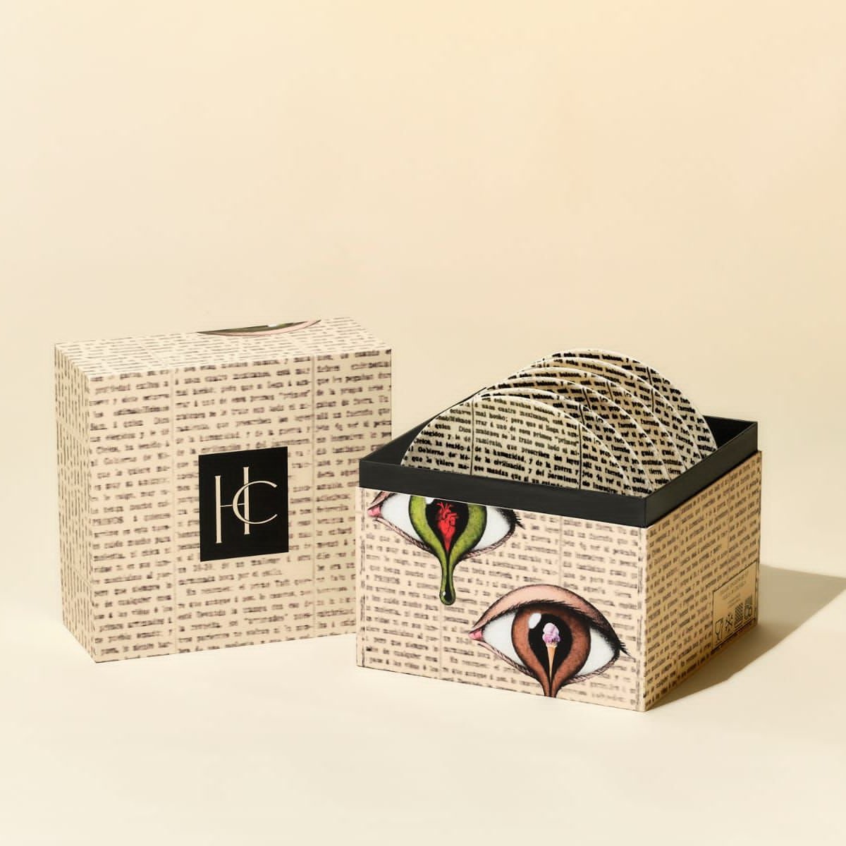 VAJILLA "OJOS" - HEALTHYCORDE - VERANDA INTERIORES