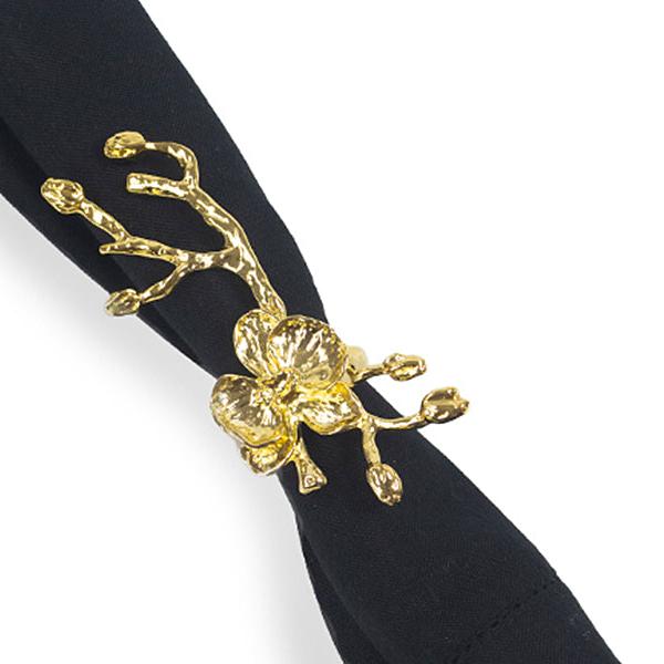 ARO DORADO PARA SERVILLETA ORQUÍDEA - VERANDA INTERIORES