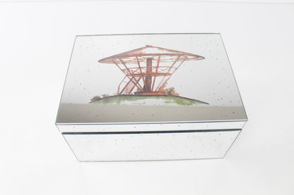 CAJA DE VIDRIO CON DIBUJO SET DE 2 - VERANDA INTERIORES