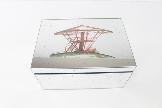 CAJA DE VIDRIO CON DIBUJO SET DE 2 - VERANDA INTERIORES