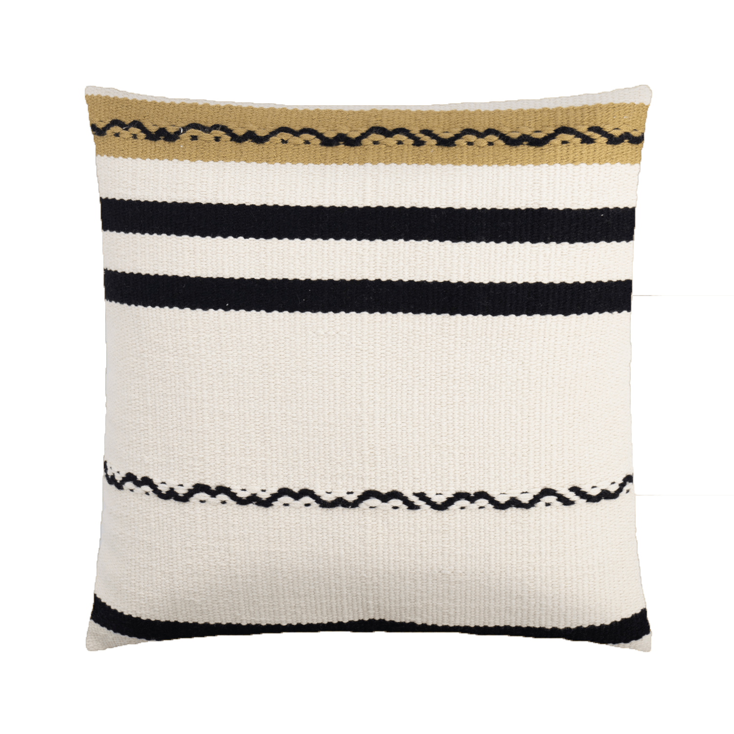 COJÍN VALLARTA 3 LÍNEAS NEGRAS - VERANDA INTERIORES