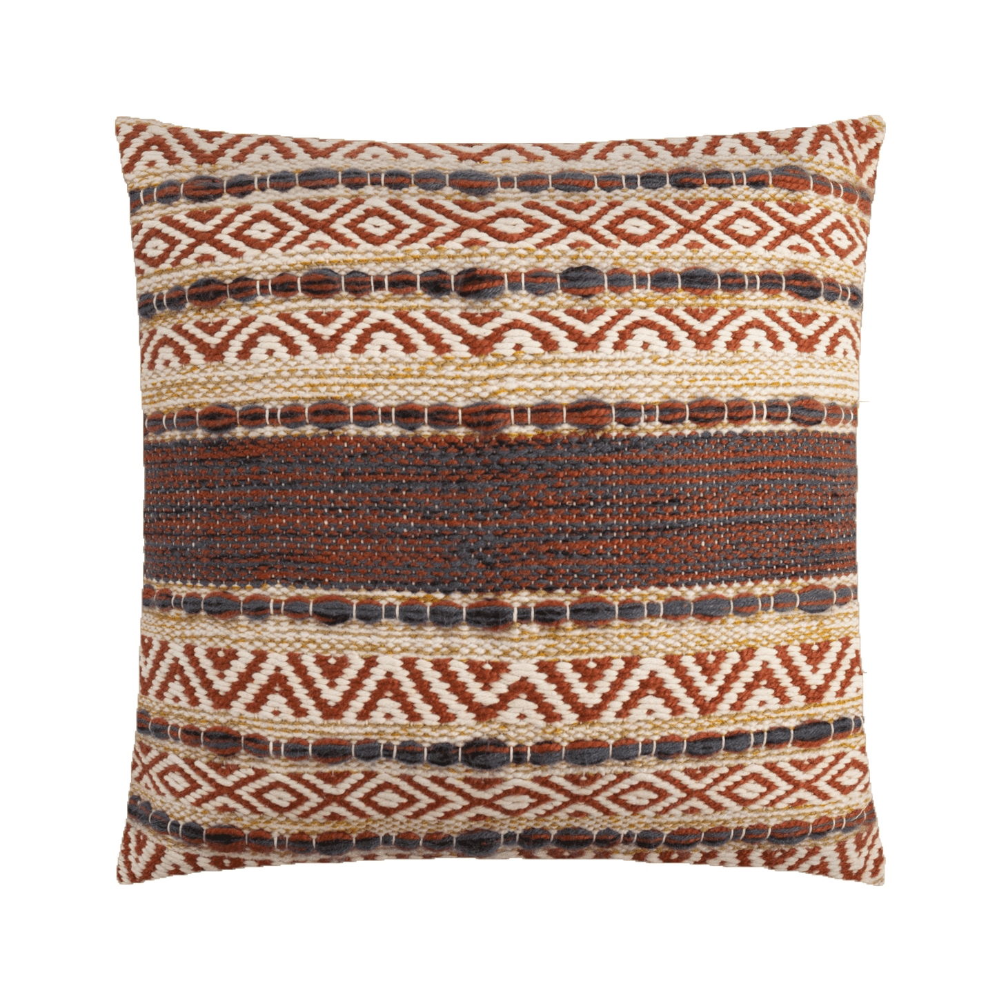 COJÍN VALLARTA CENTRO EN ROJO - VERANDA INTERIORES