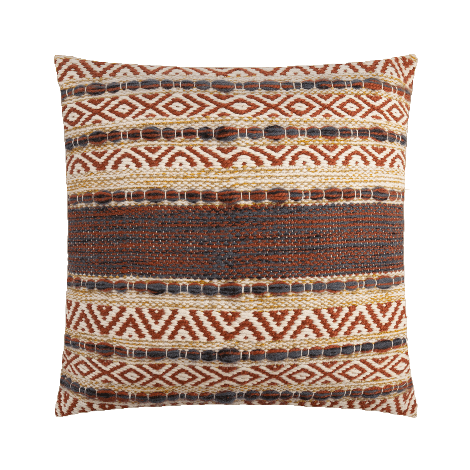 COJÍN VALLARTA CENTRO EN ROJO - VERANDA INTERIORES