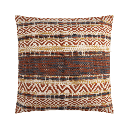 COJÍN VALLARTA CENTRO EN ROJO - VERANDA INTERIORES