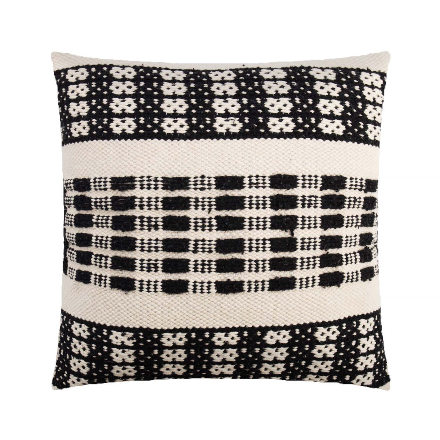 COJÍN VALLARTA FLOR COLOR HUESO - VERANDA INTERIORES