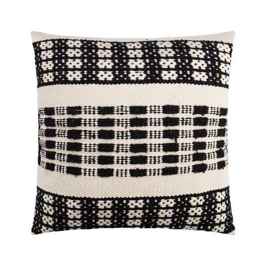 COJÍN VALLARTA FLOR COLOR HUESO - VERANDA INTERIORES