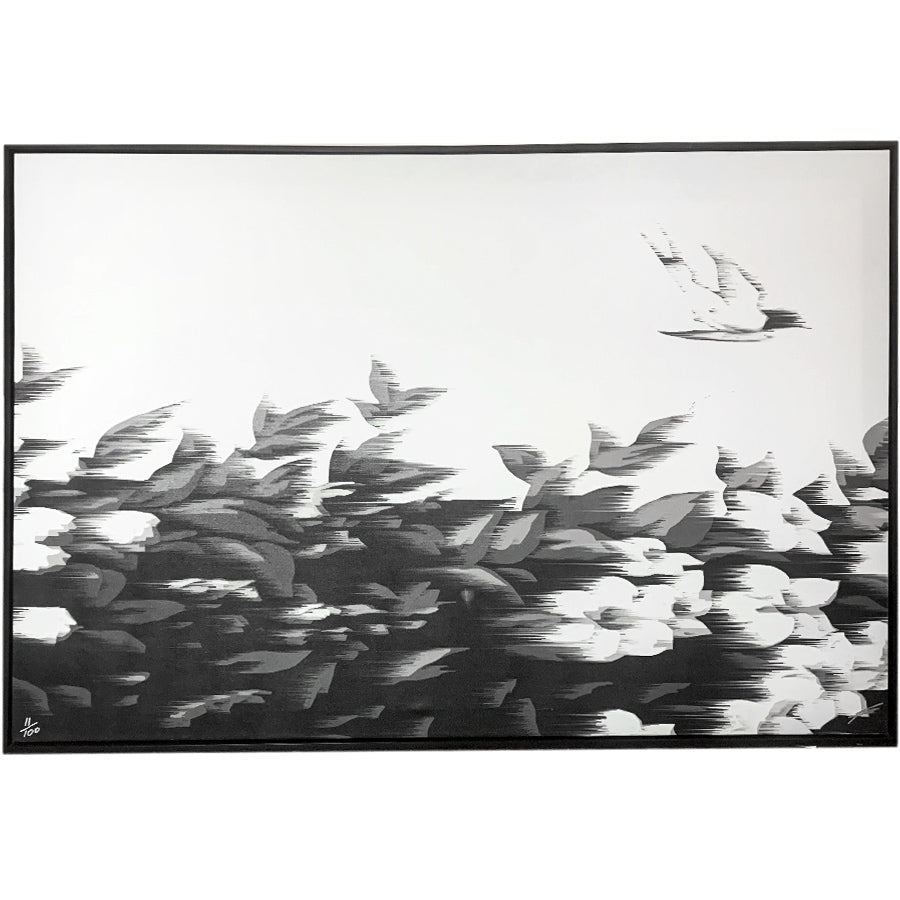 CUADRO AL FONDO BLANCO Y GRIS - VERANDA INTERIORES