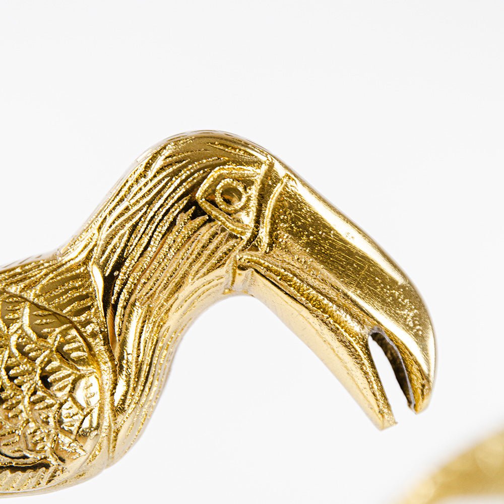 ESTATUTA AVE DE ALUMINIO GOLD SET DE 2 - VERANDA INTERIORES