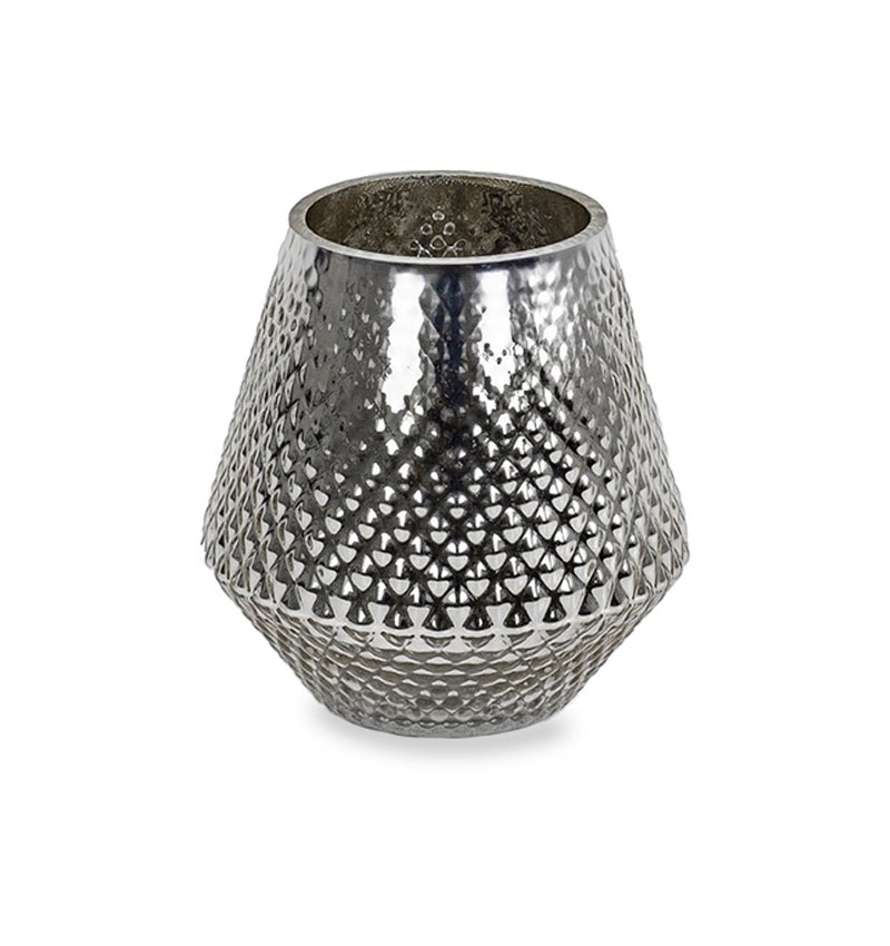FLORERO DECORATIVO MULTI PLATEADO CHICO - VERANDA INTERIORES