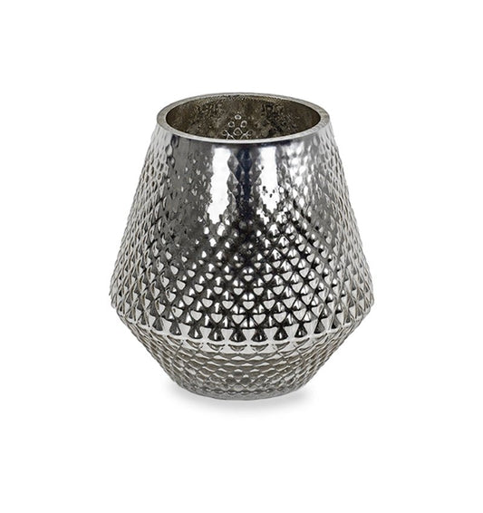 FLORERO DECORATIVO MULTI PLATEADO CHICO - VERANDA INTERIORES