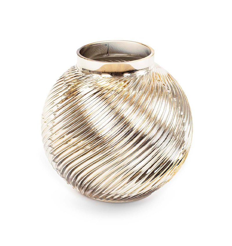 FLORERO ESFERA GOLD - VERANDA INTERIORES