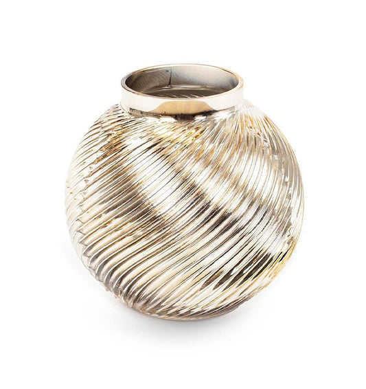 FLORERO ESFERA GOLD - VERANDA INTERIORES