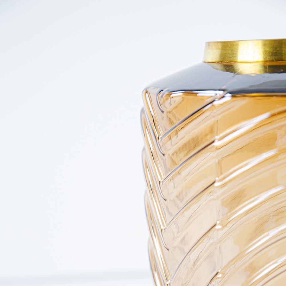 JARRON ESTILO ONDAS BROWN - VERANDA INTERIORES