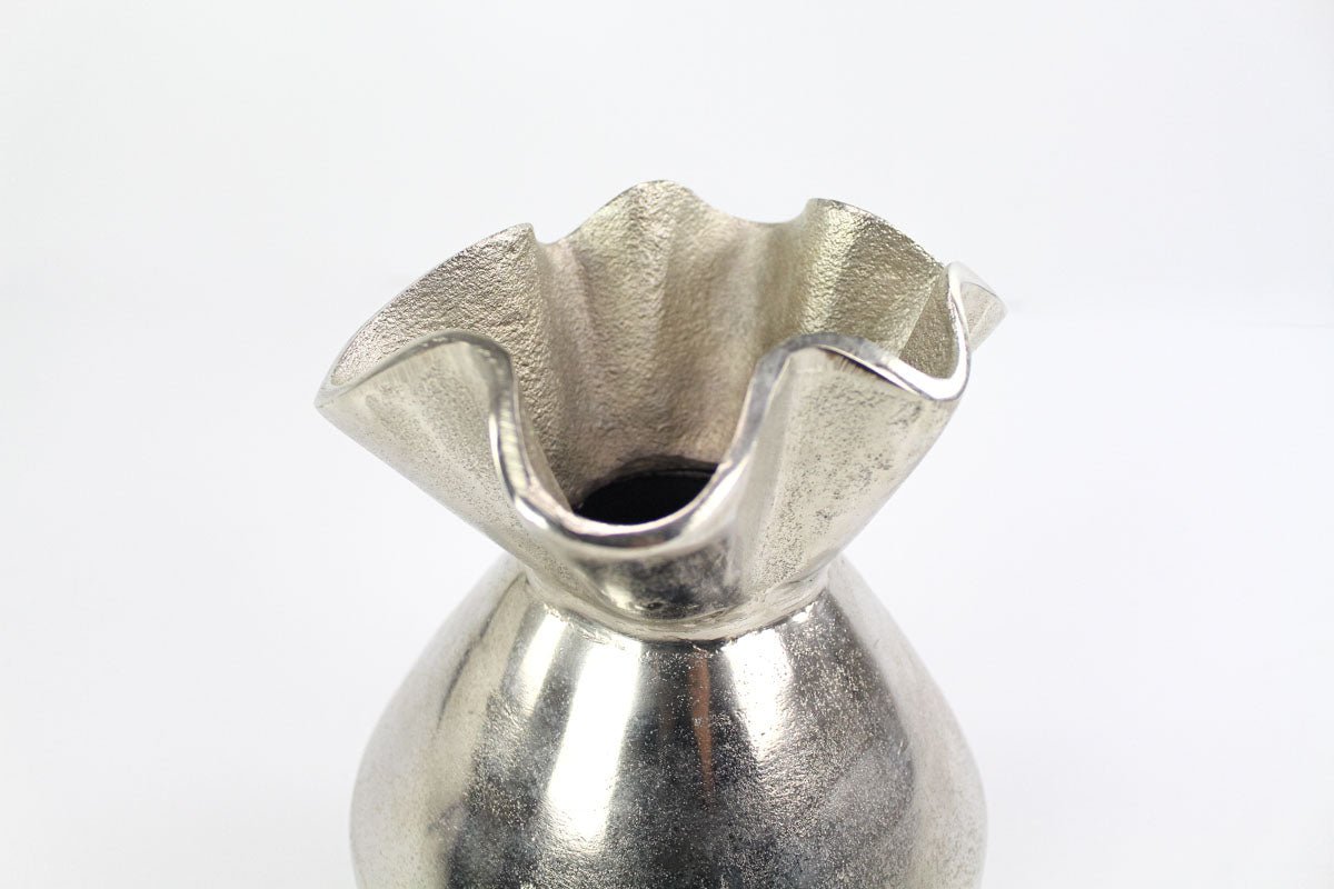 JARRON RUFFLED TOP SILVER - VERANDA INTERIORES