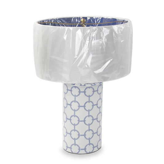 LÁMPARA DE MESA BLANCO/AZUL - VERANDA INTERIORES