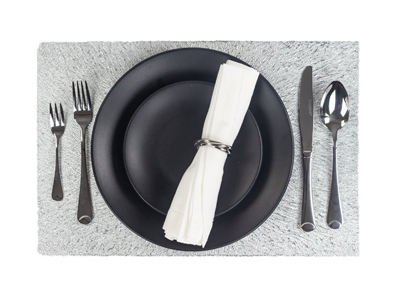 MANTEL RECTANGULAR ENJAMBRE PLATEADO - VERANDA INTERIORES