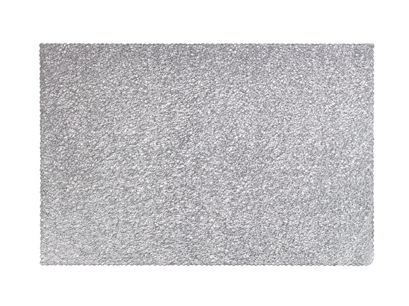 MANTEL RECTANGULAR NUDO PLATEADO - VERANDA INTERIORES