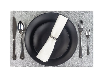 MANTEL RECTANGULAR NUDO PLATEADO - VERANDA INTERIORES