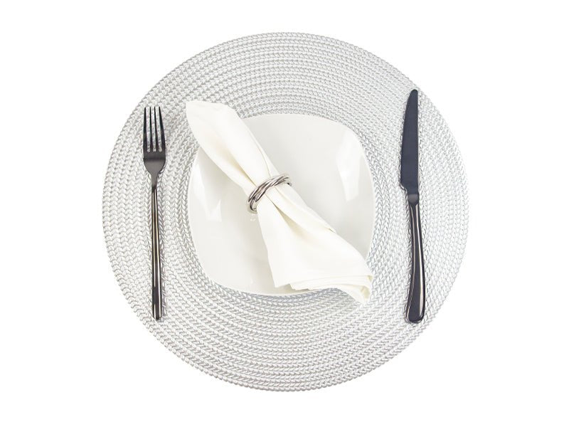 MANTEL REDONDO PLATEADO - VERANDA INTERIORES