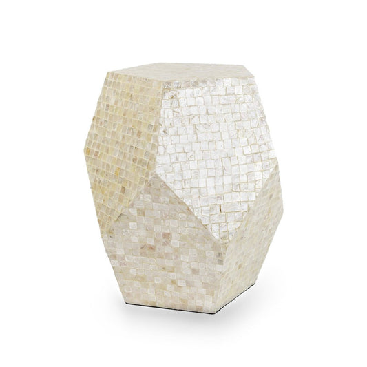 MESA CONTEMPORÁNEA CONCHAS CREMA - VERANDA INTERIORES