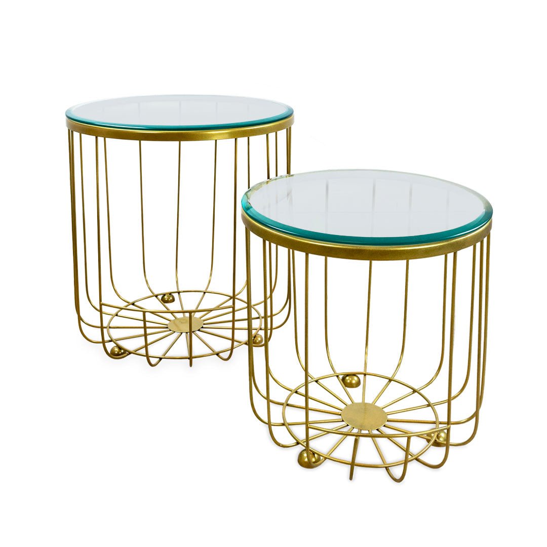 SE T DE 2 MESA ESTILO CARINAE ELEGANTE - VERANDA INTERIORES