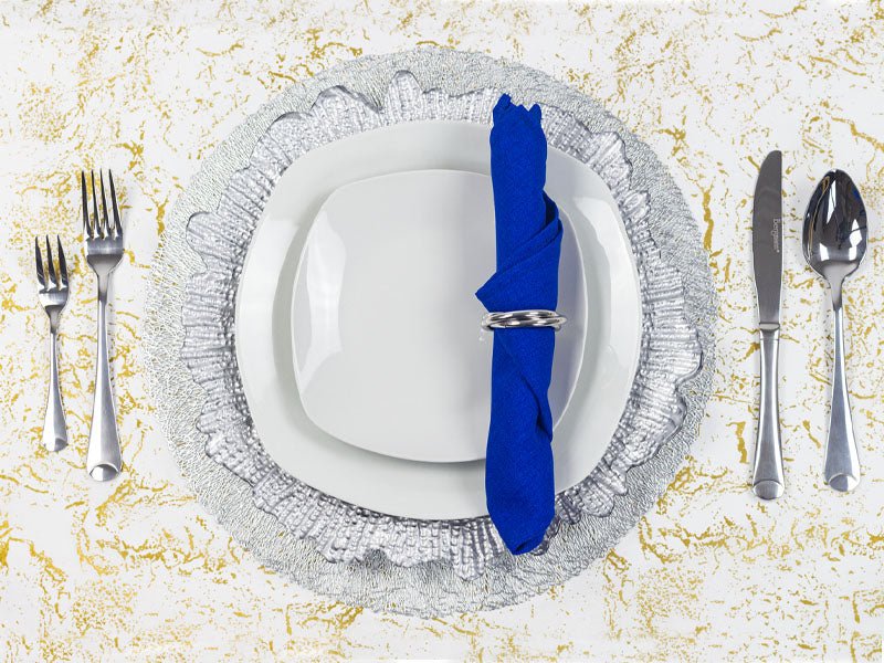 SERVILLETA DE LINO AZUL REY - VERANDA INTERIORES