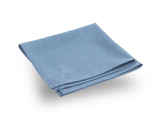 SERVILLETA DE LINO COLOR AZUL ACERO - VERANDA INTERIORES