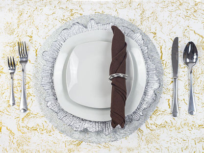 SERVILLETA DE LINO COLOR CHOCOLATE - VERANDA INTERIORES