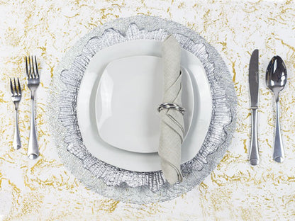 SERVILLETA DE LINO COLOR GRIS 1 - VERANDA INTERIORES