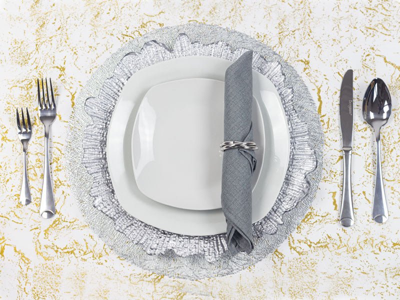 SERVILLETA DE LINO COLOR GRIS 2 - VERANDA INTERIORES