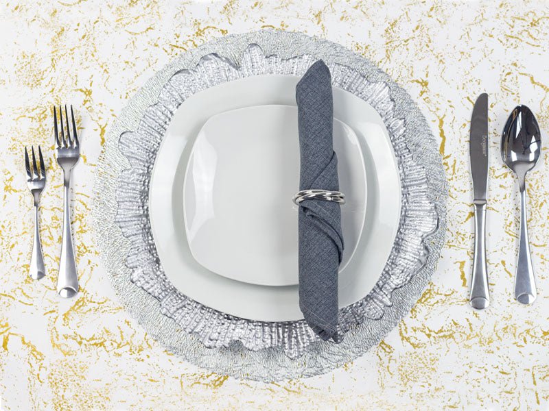 SERVILLETA DE LINO COLOR GRIS 3 - VERANDA INTERIORES