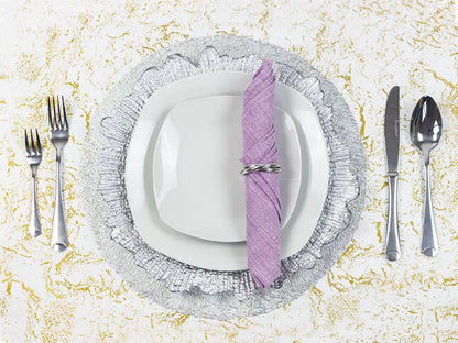 SERVILLETA DE LINO COLOR LILA - VERANDA INTERIORES