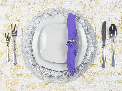 SERVILLETA DE LINO COLOR MORADO - VERANDA INTERIORES