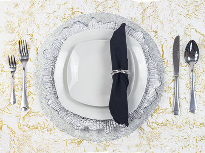 SERVILLETA DE LINO COLOR NEGRO - VERANDA INTERIORES